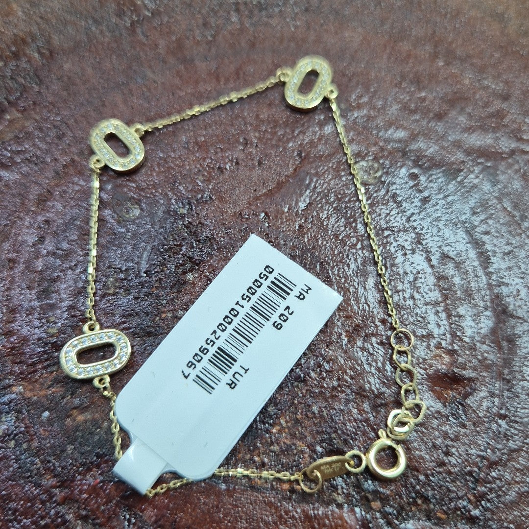 PULSERAS DAMA ORO 14K 1.7 (NUEVO)