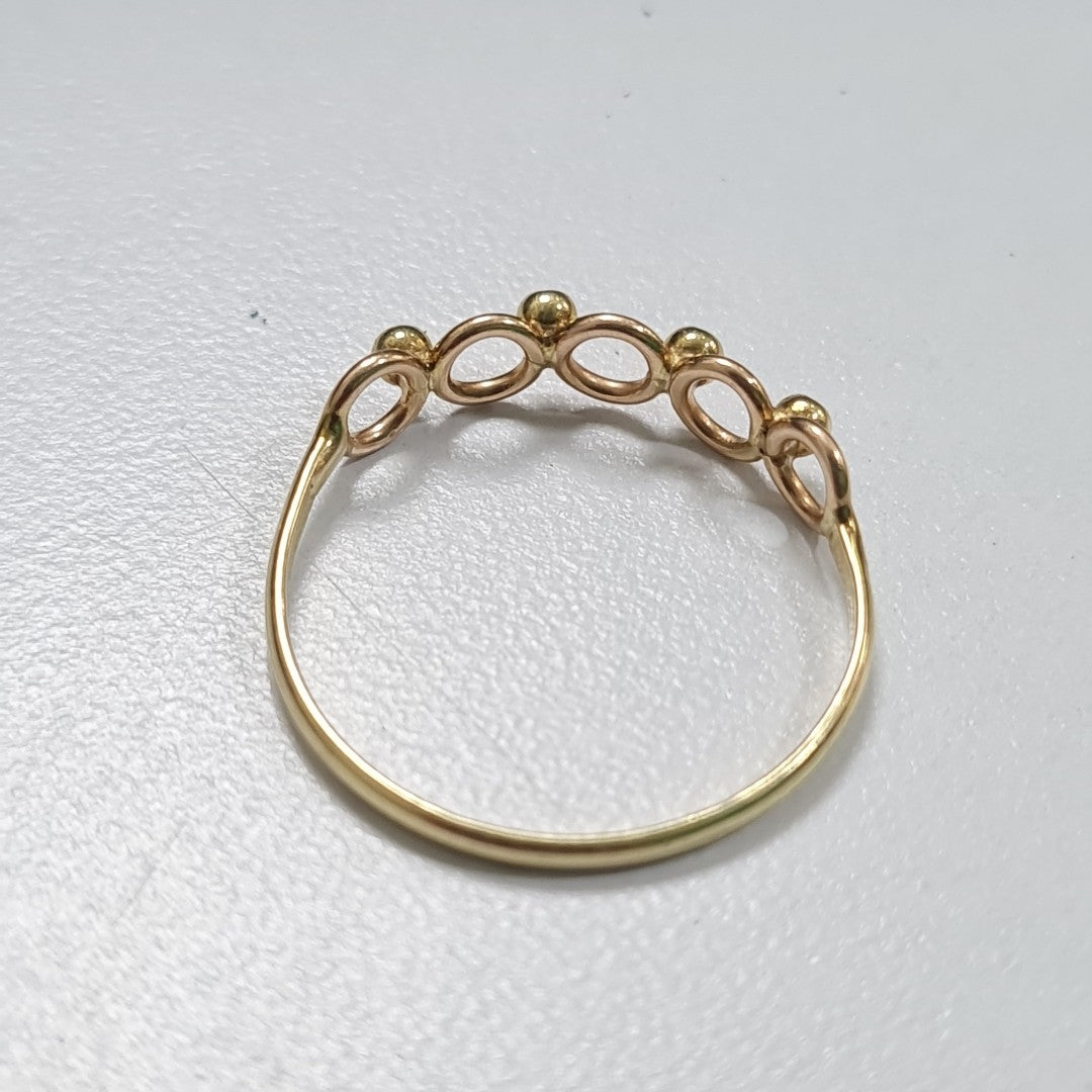 ANILLO ORO 14 K 1,10 GRMS (SEMINUEVO)