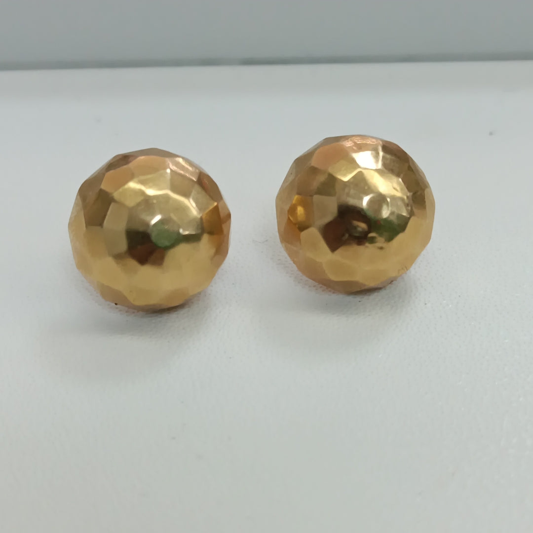 ARETES PAR ORO 18 K 2.8 GRMS (SEMINUEVO)