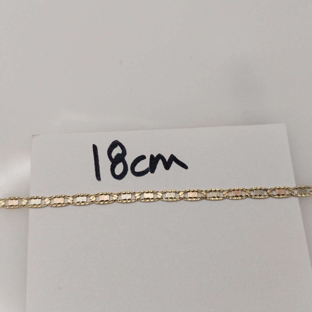 PULSERA ORO COMBINADO 10 K 2 GRMS (SEMINUEVO)