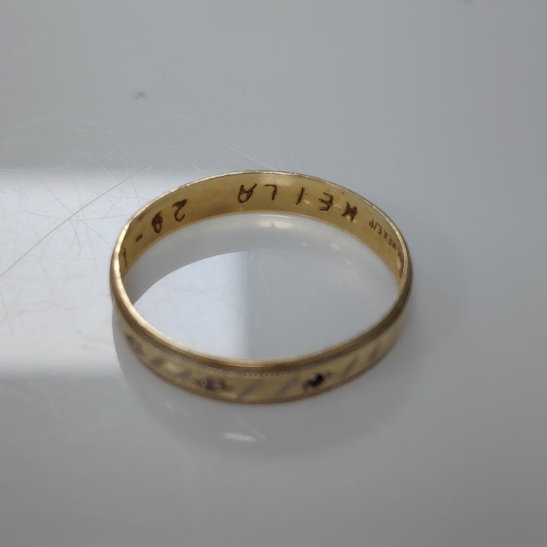 ARGOLLA ORO 14 K 1.8 GRMS (SEMINUEVO)