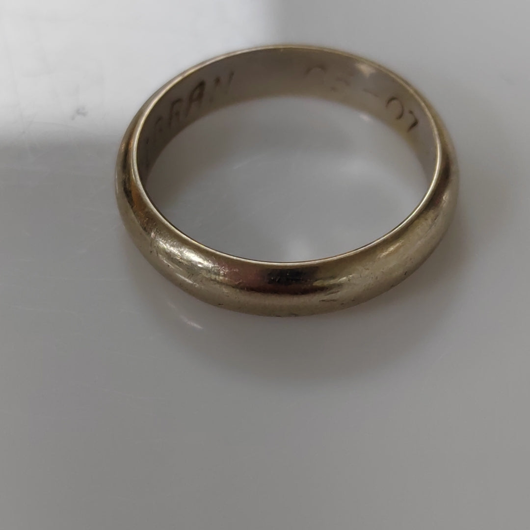 ARGOLLA ORO BLANCO 14 K 3.9 GRMS (SEMINUEVO)