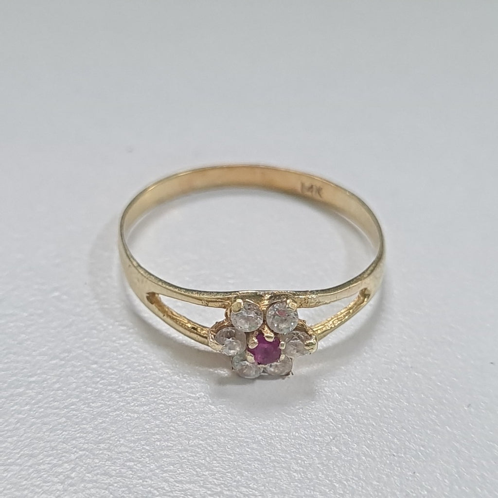 ANILLITO,ANILLO ORO 14 K 1,20 GRMS (SEMINUEVO)