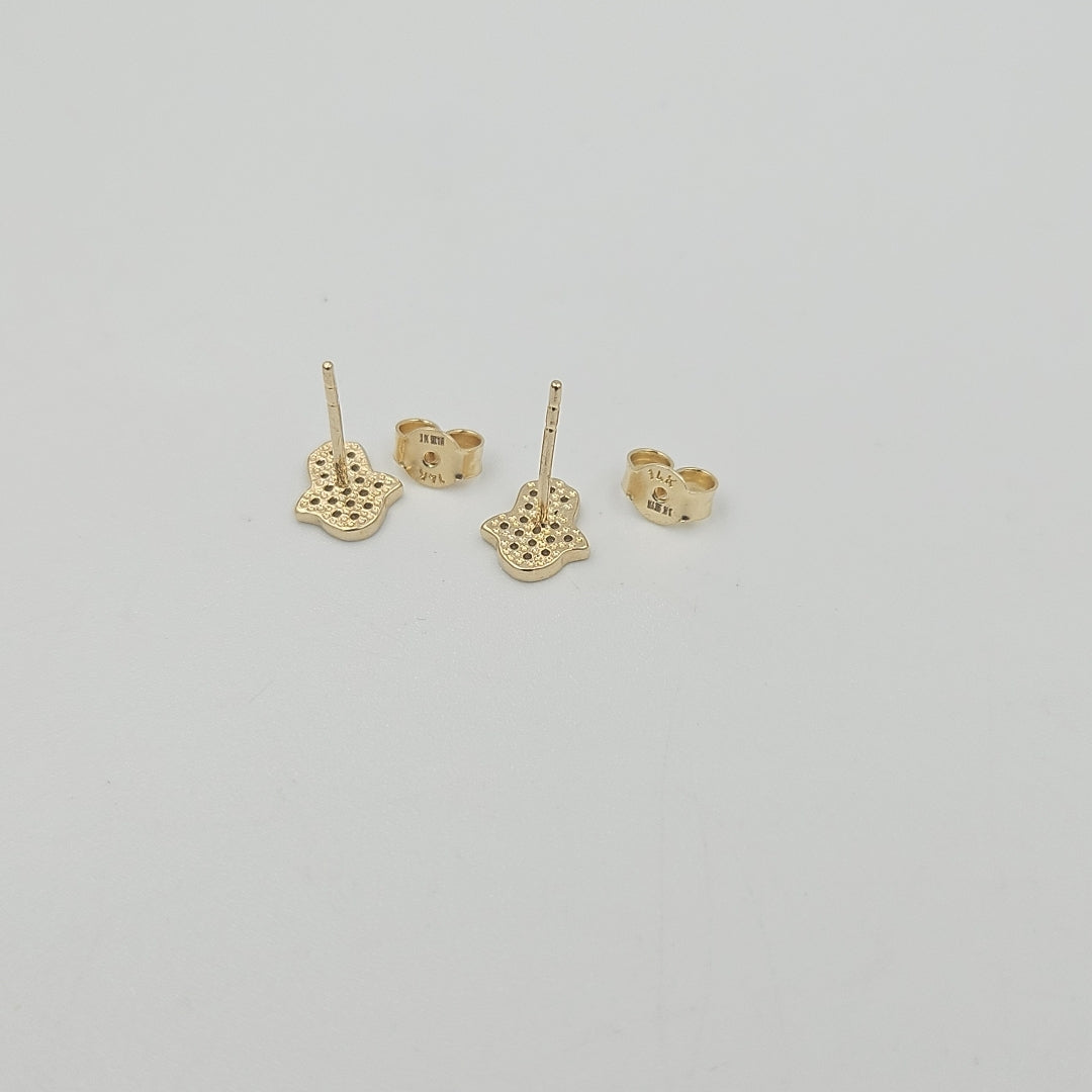 BROQUELES ORO 14K 1.3 (NUEVO)