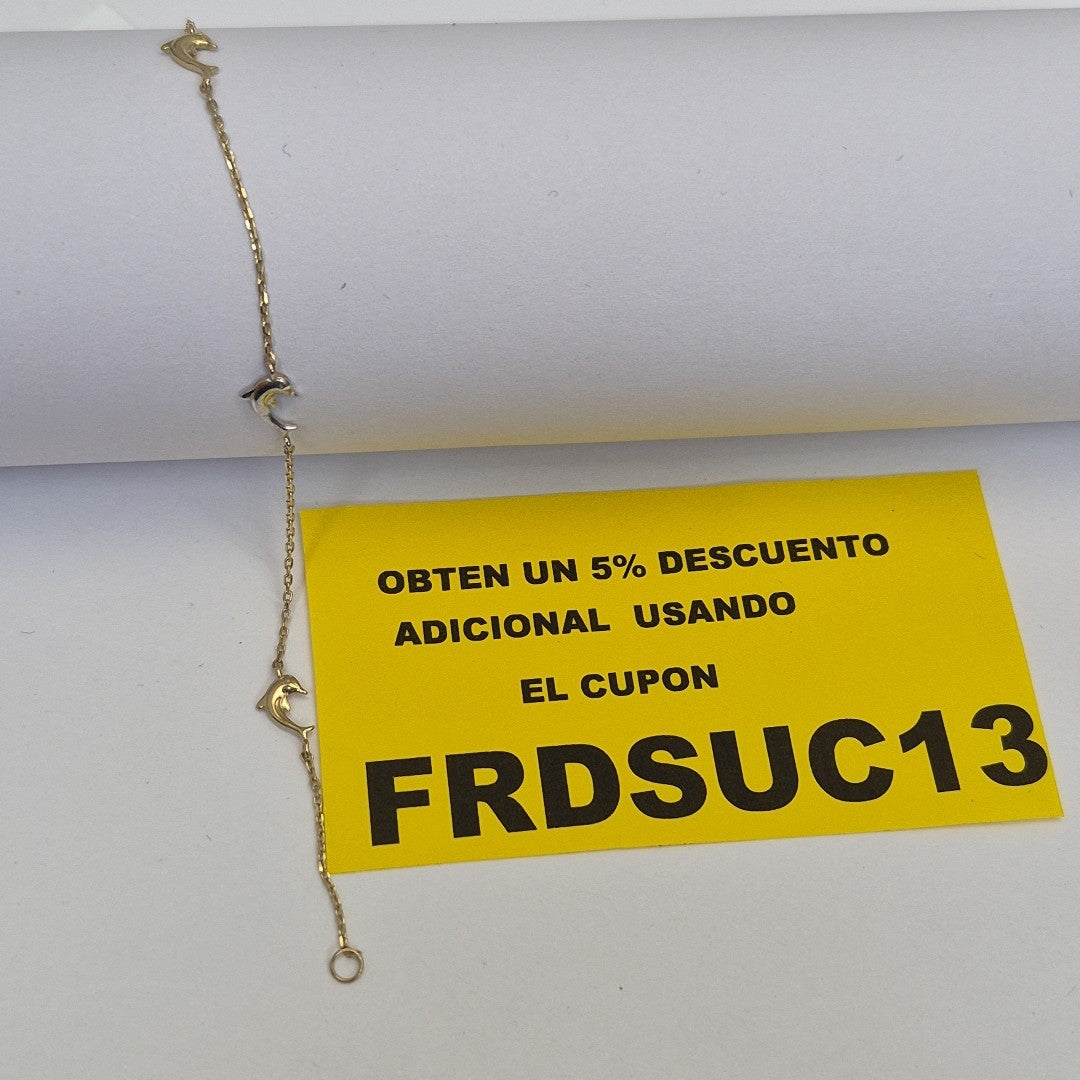 PULSERAS DAMA ORO 14K 1.5 (NUEVO)