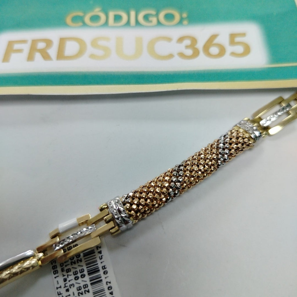 ESCLAVA ORO COMBINADO 14 K 9.4 GRMS (SEMINUEVO)