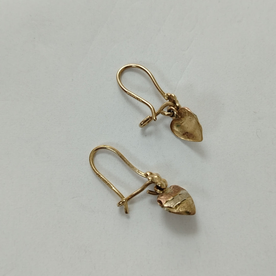 ARETES PAR ORO 10 K 1.1 GRMS (SEMINUEVO)