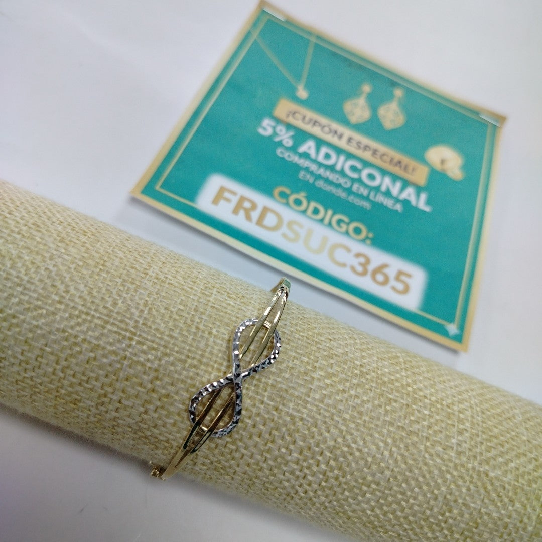PULSERA RIGIDA ORO 14 K 5.2 GRMS (SEMINUEVO)