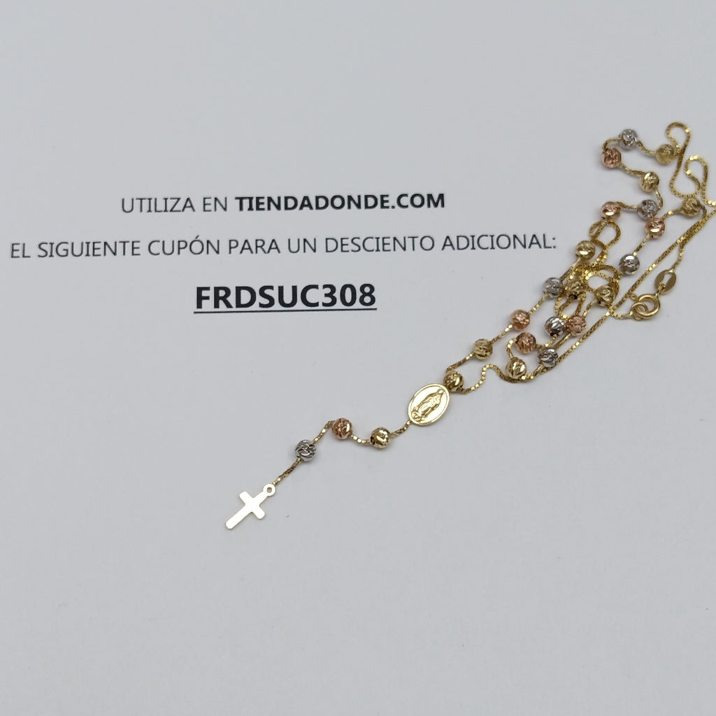 ROSARIO ORO 14 K 5.9 GRMS (SEMINUEVO)