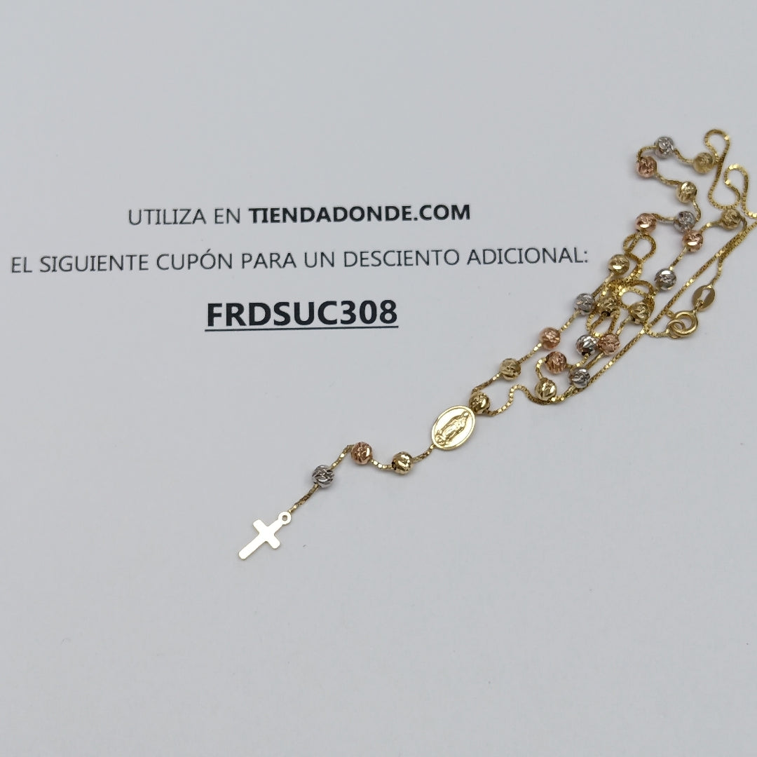 ROSARIO ORO 14 K 5.9 GRMS (SEMINUEVO)