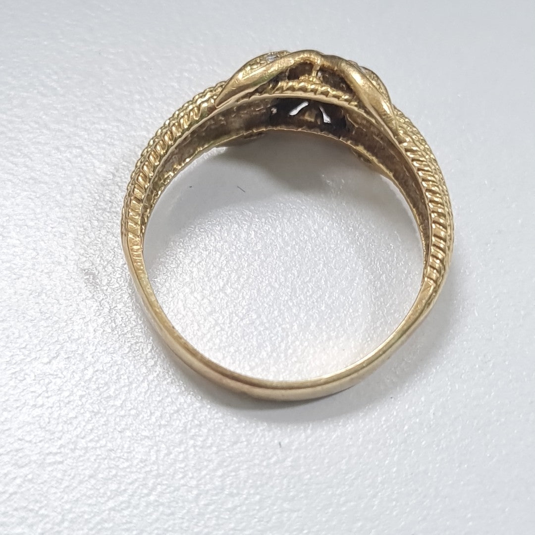 ANILLO ORO 14 K 3,80 GRMS (SEMINUEVO)
