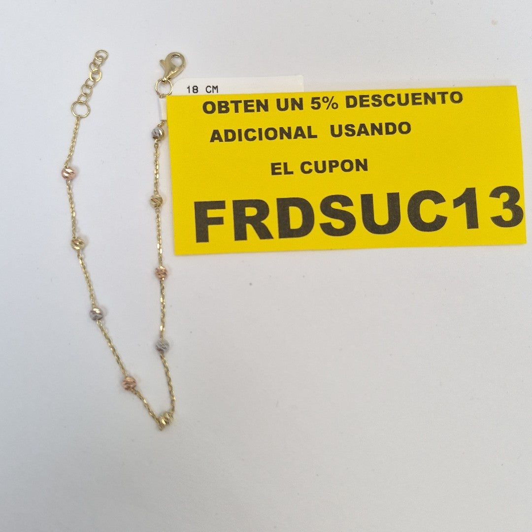 PULSERAS DAMA ORO 14K 1.2 (NUEVO)