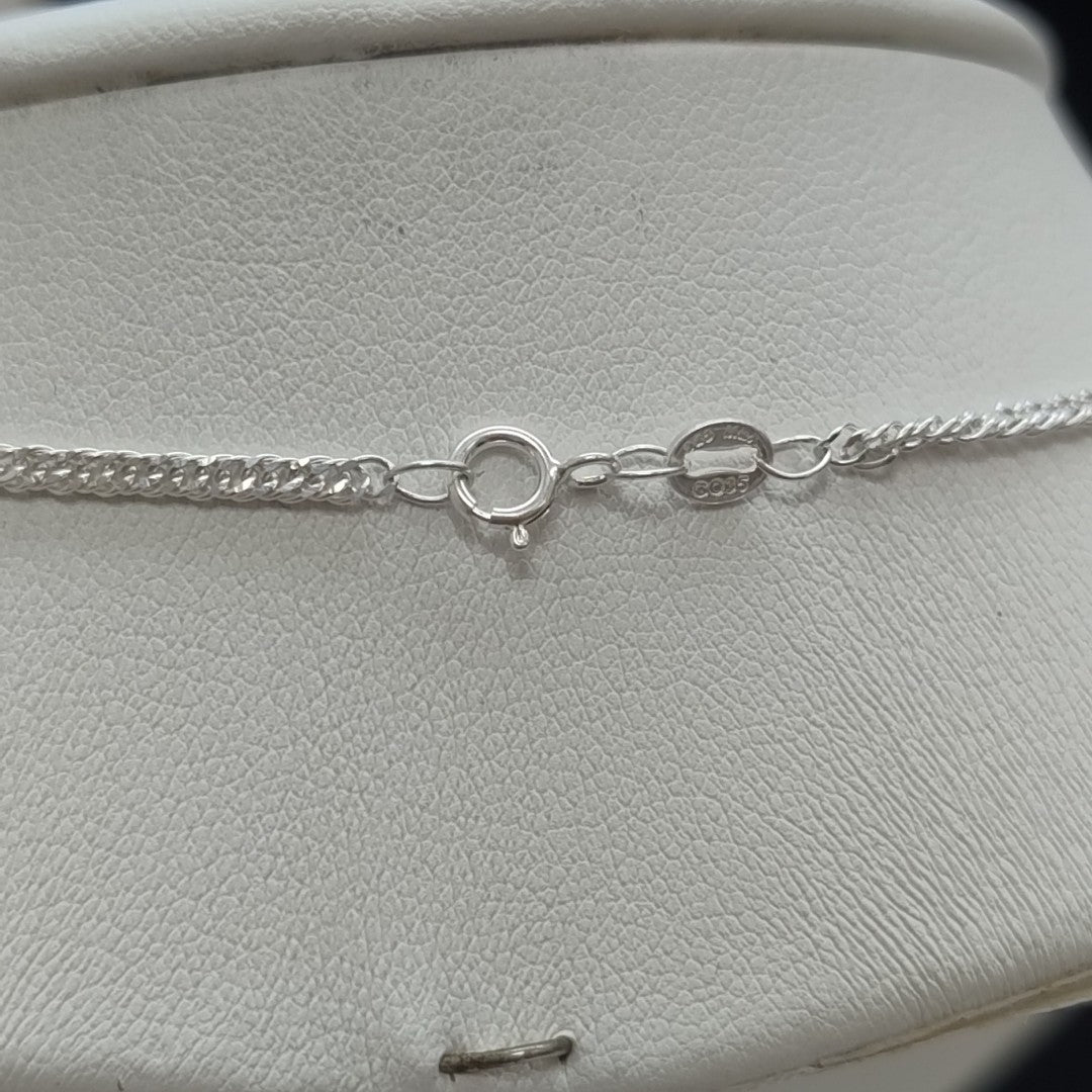 CADENA BARBADA PLATA .925 50 CM 4.12 GR (NUEVO)