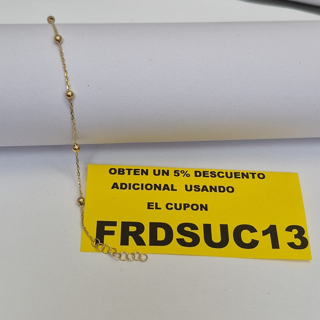 PULSERAS DAMA ORO 14K 0.9 (NUEVO)