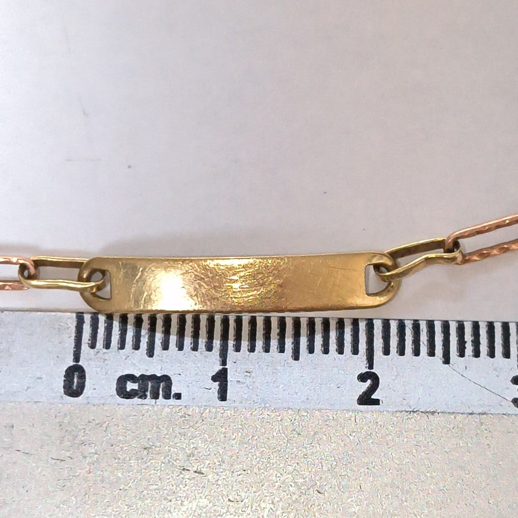 ESCLAVA ORO COMBINADO 14 K 2,60 GRMS (SEMINUEVO)
