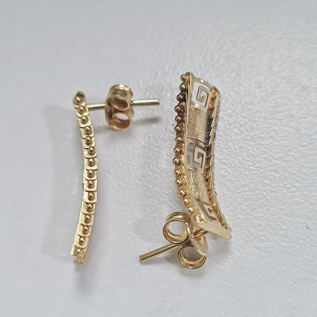 BROQUELES PAR ORO 14 K 2 GRMS (SEMINUEVO)