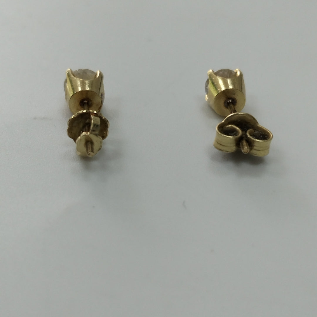 ARETES PAR ORO 14 K 1,20 GRMS (SEMINUEVO)