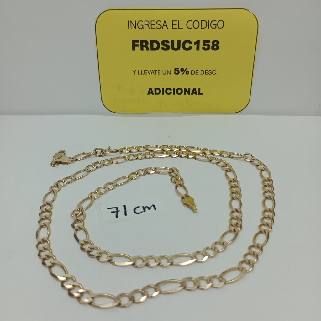 CADENA ORO 10 K 21.6 GRMS (SEMINUEVO)