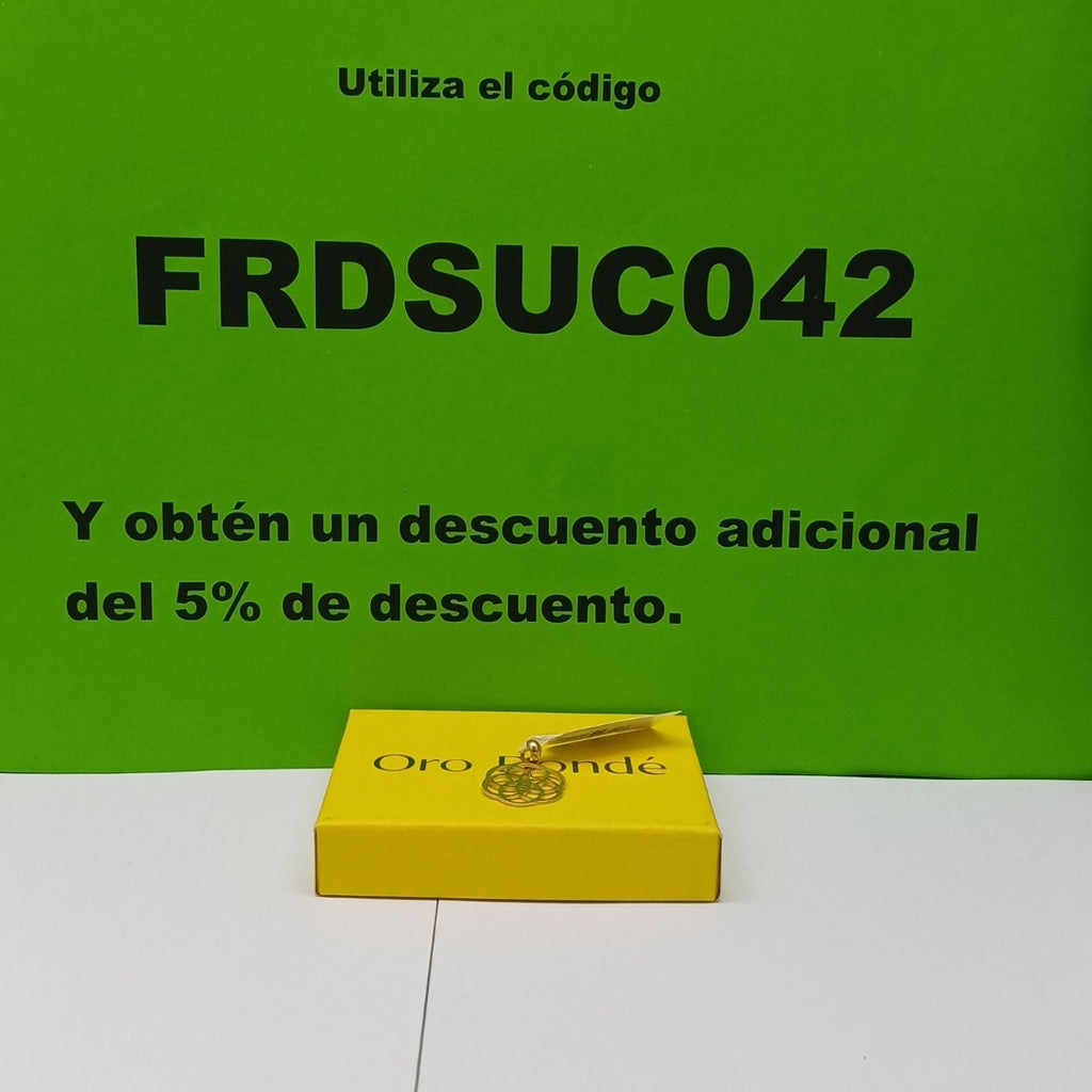 DIJES FLOR ORO 10K 1.4 GR (NUEVO)