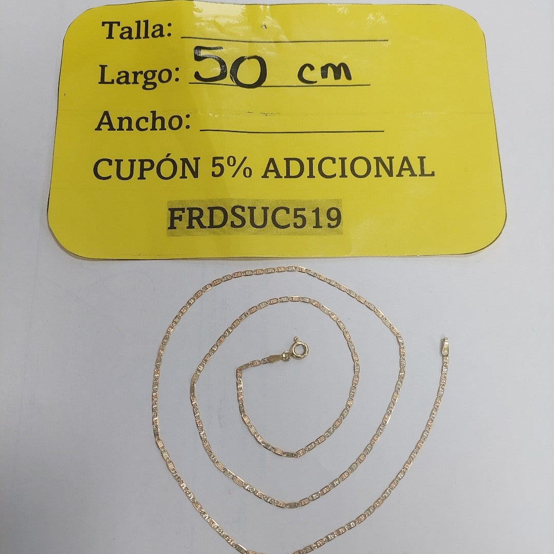 CADENA ORO 14 K 2.4 GRMS (SEMINUEVO)
