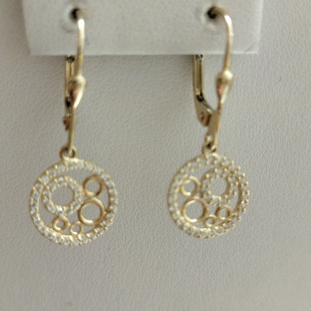 BROQUELES ORO 14K 2.7 (NUEVO)