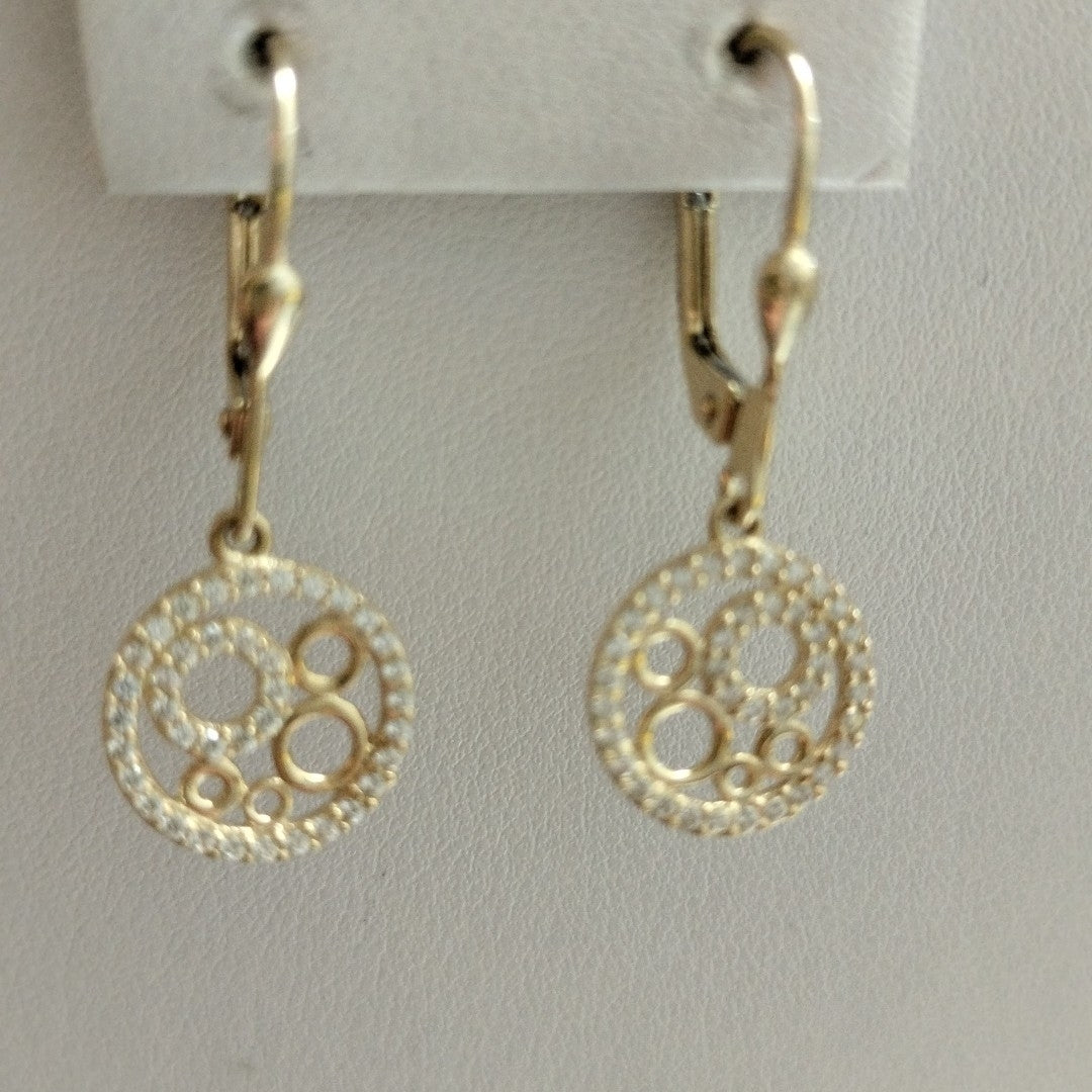 BROQUELES ORO 14K 2.7 (NUEVO)