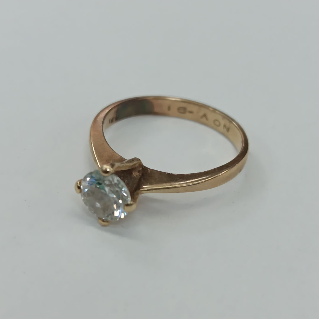 SOLITARIO ORO 14 K 2,80 GRMS (SEMINUEVO)
