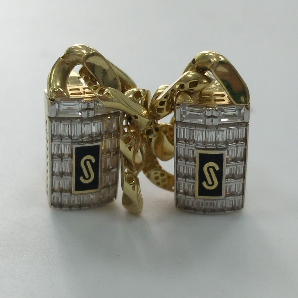 ARETES PAR ORO 14 K 6,30 GRMS (SEMINUEVO)
