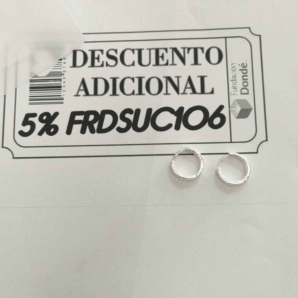 ARRACADAS PLATA .925 2.5 GR (NUEVO)
