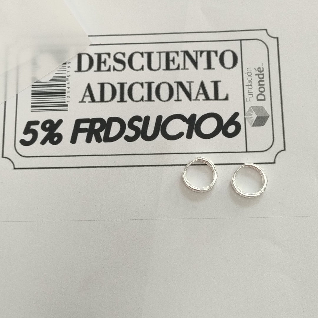 ARRACADAS PLATA .925 2.5 GR (NUEVO)