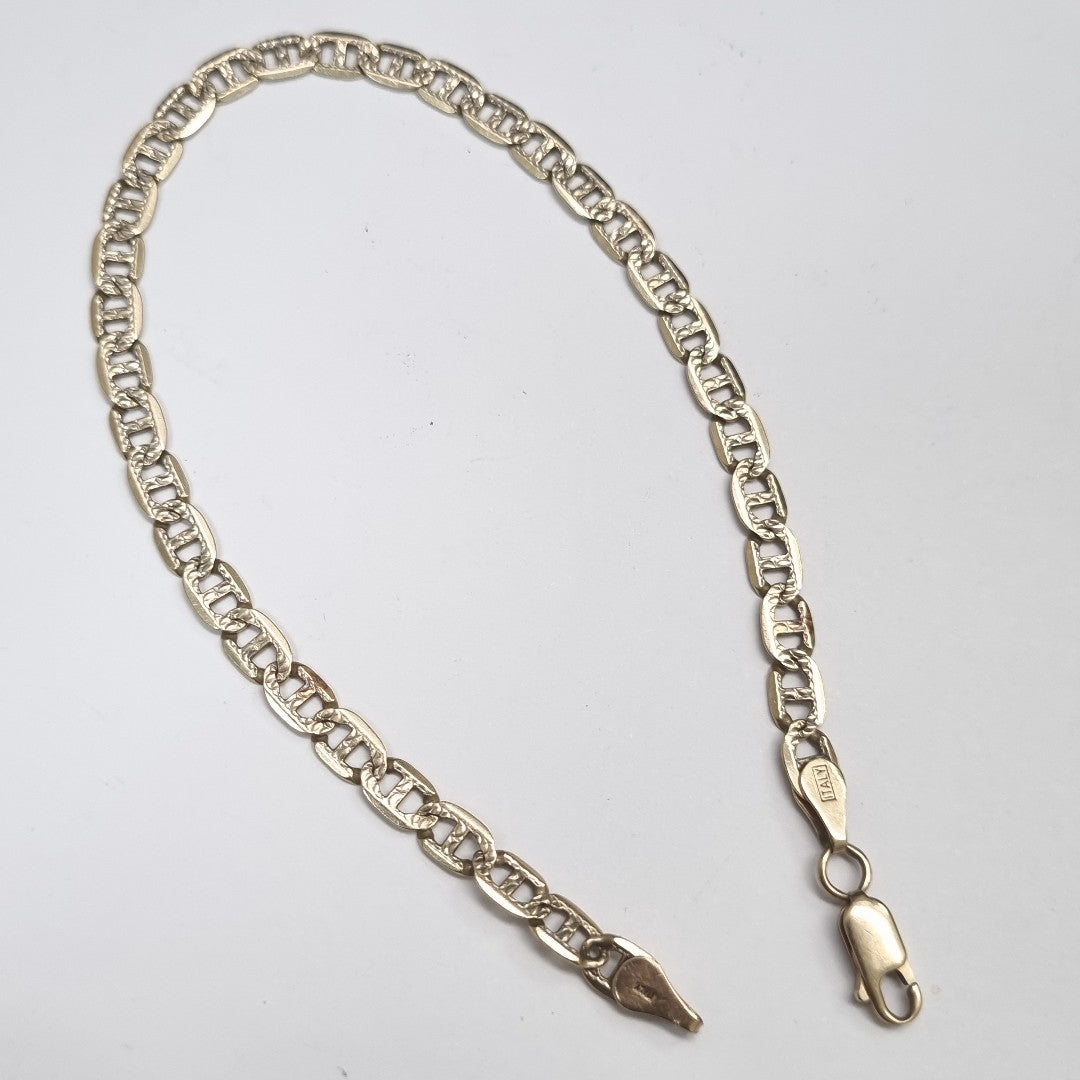 PULSERA ORO,RODIADO 10 K 7,40 GRMS (SEMINUEVO)
