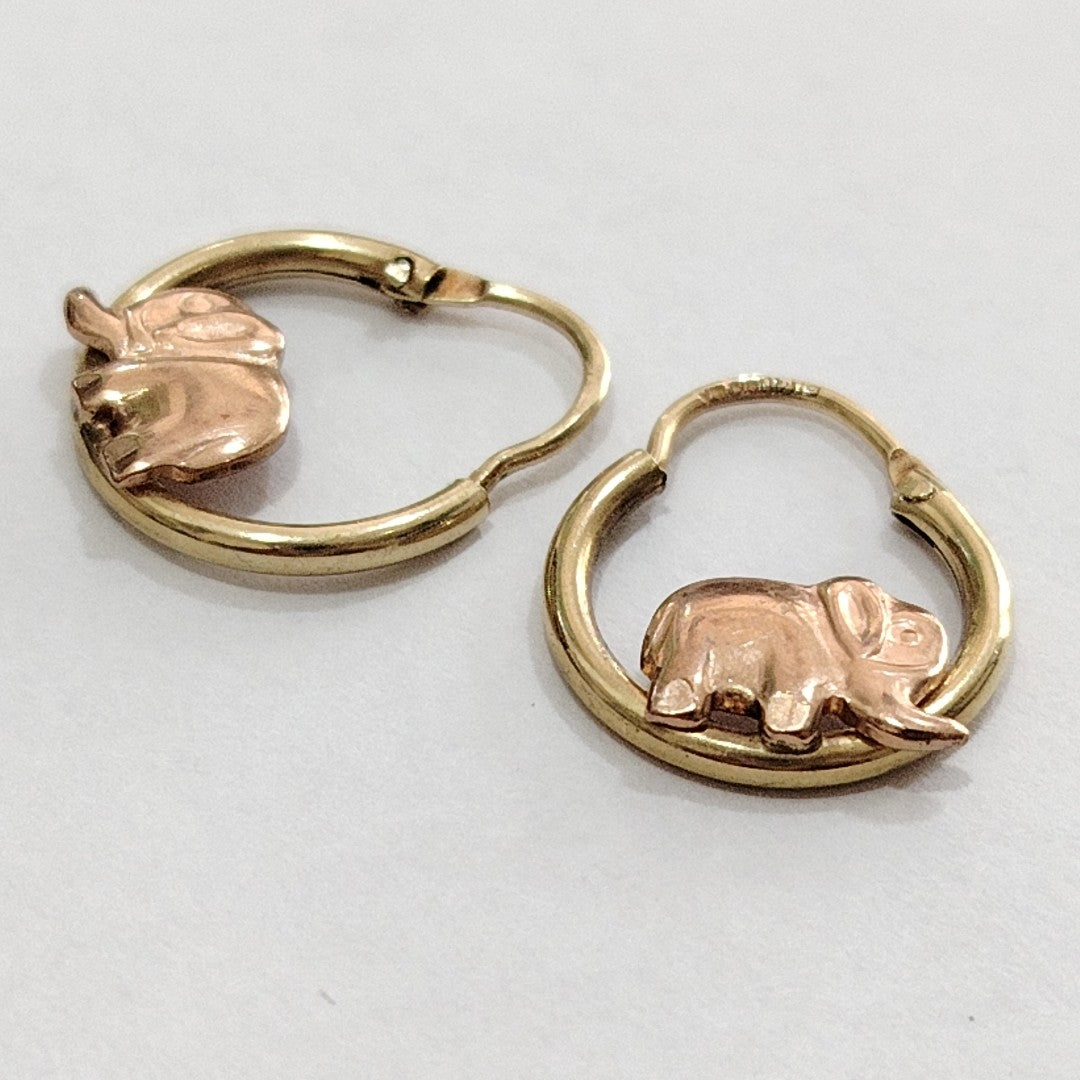 ARRACADAS PAR ORO 14 K 1.6 GRMS (SEMINUEVO)