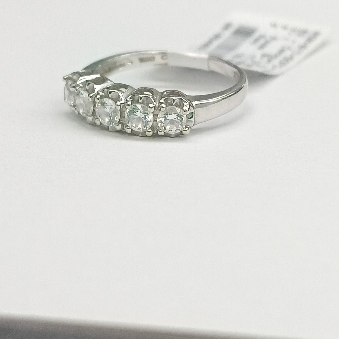 ANILLITO ORO, ORO BLANCO 14 K 2.2 GRMS (SEMINUEVO)