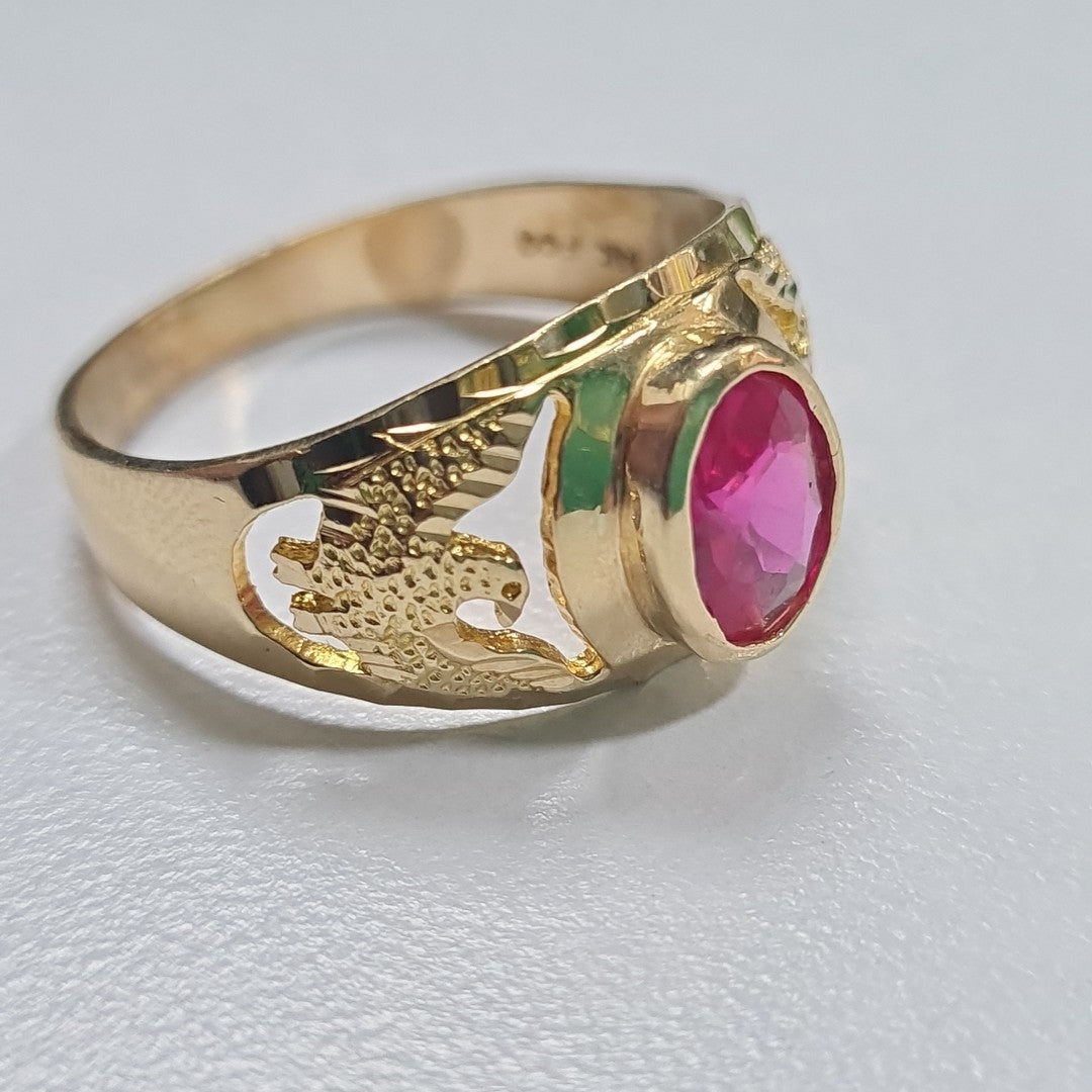 ANILLO ORO 14 K 4.5 GRMS (SEMINUEVO)