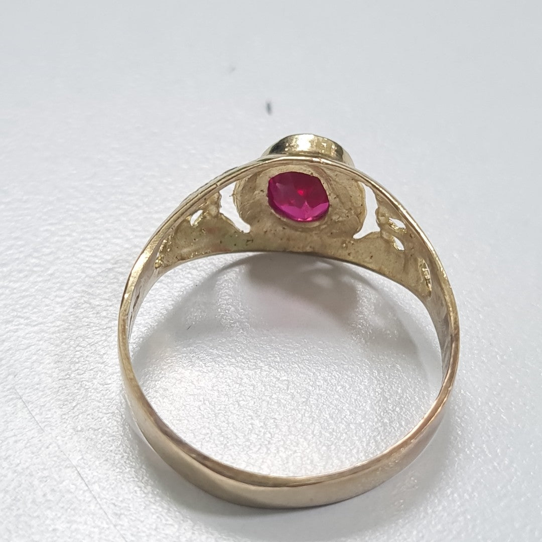 ANILLO ORO 10 K 3.2 GRMS (SEMINUEVO)