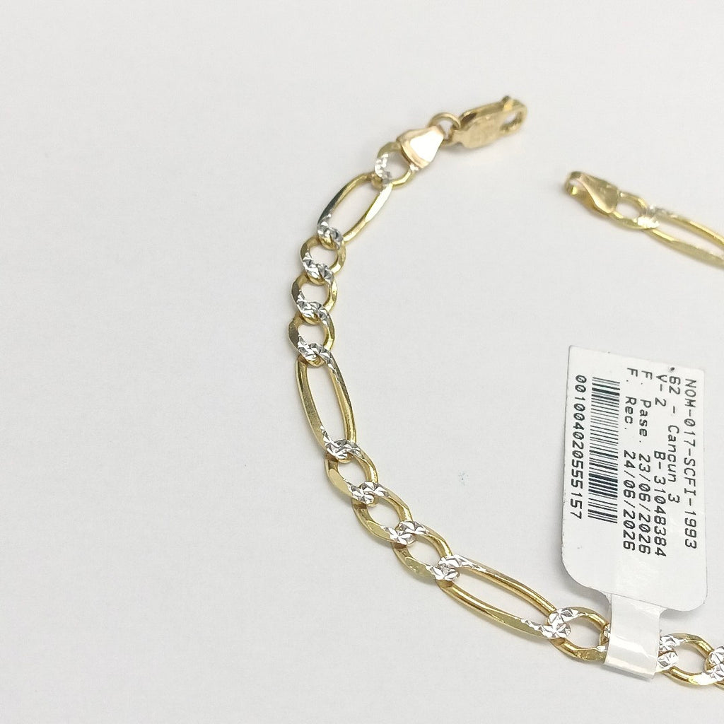 PULSERA ORO, RODIADO 14 K 6.3 GRMS (SEMINUEVO)