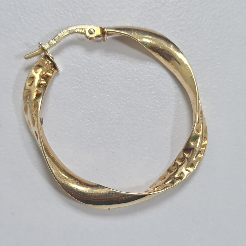 ARRACADAS PAR ORO 14 K 2.7 GRMS (SEMINUEVO)