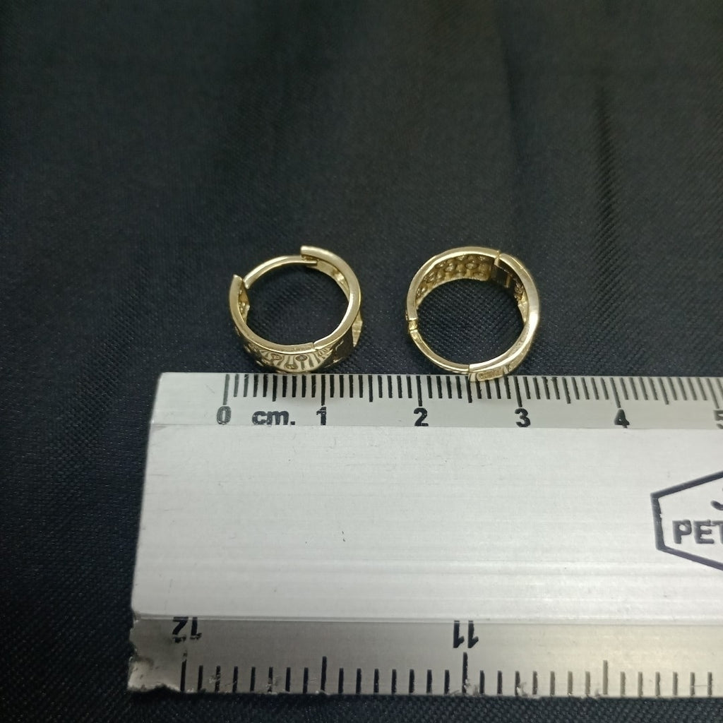HUGGIES ORO 14K 2.7 (NUEVO)