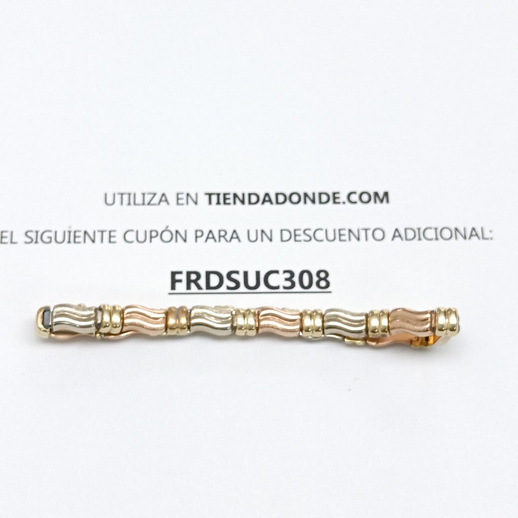 PULSERA ORO,RODIADO 14 K 9,00 GRMS (SEMINUEVO)