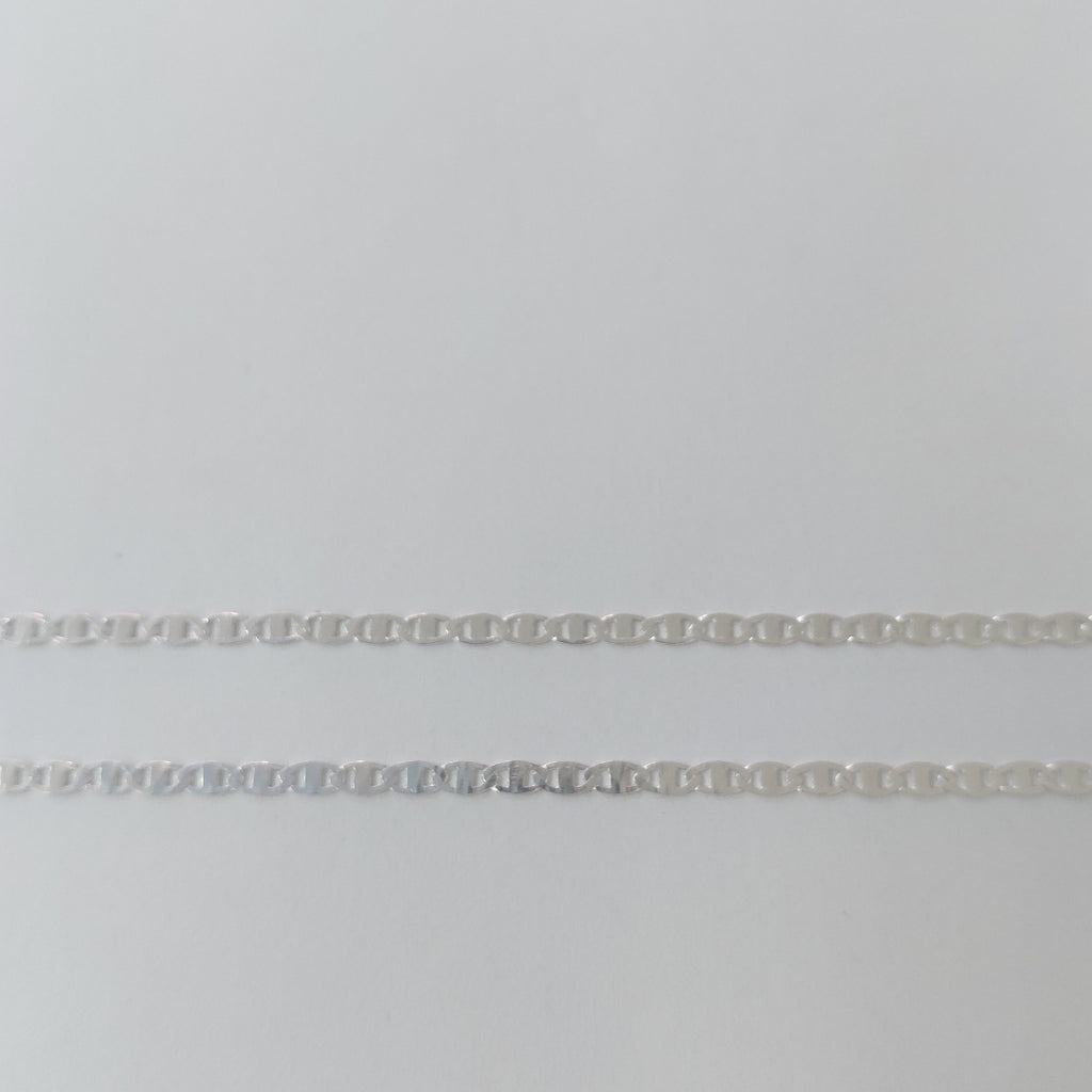 CADENA TEJIDO ESPEJO PLATA .925 55 CM 3.8 GR (NUEVO)
