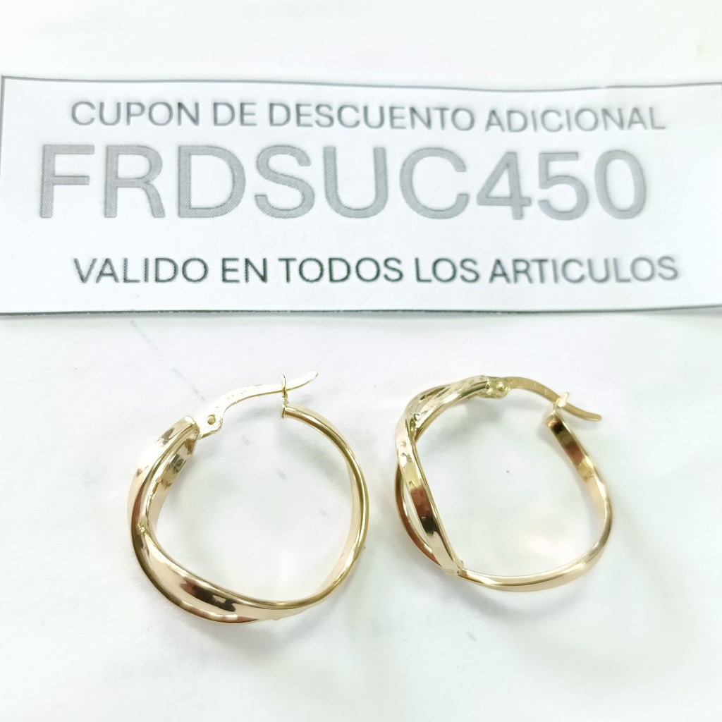 ARRACADAS ORO 14K 2 (NUEVO)