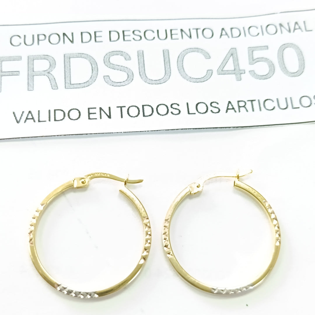 ARRACADAS ORO 14K 1.3 (NUEVO)
