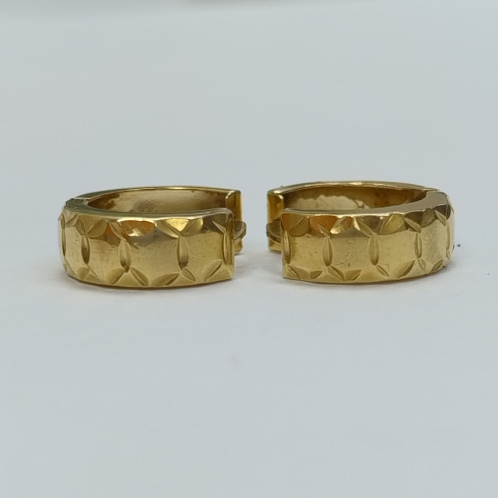 ARRACADAS PAR ORO 14 K 2.2 GRMS (SEMINUEVO)