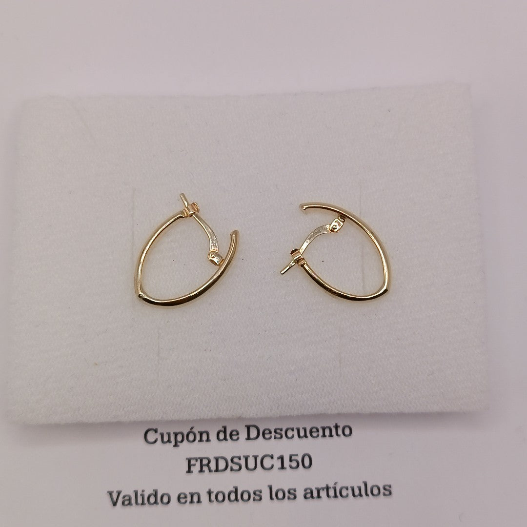 ARRACADAS ORO 14K 1.5 (NUEVO)