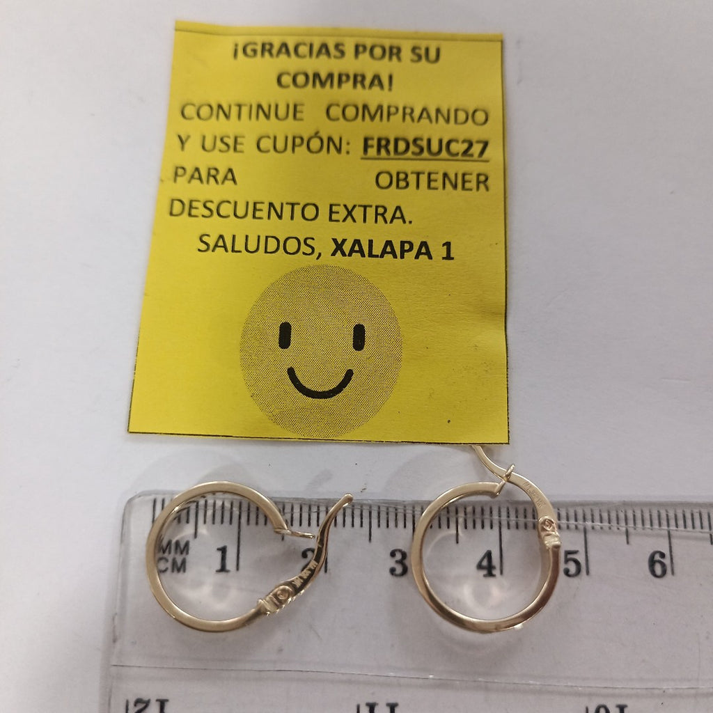 ARRACADAS ORO 14K 1.4 (NUEVO)