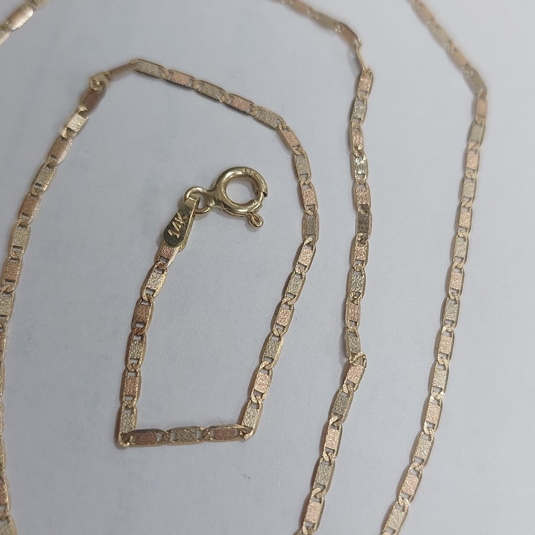 CADENA ORO 14 K 2.4 GRMS (SEMINUEVO)