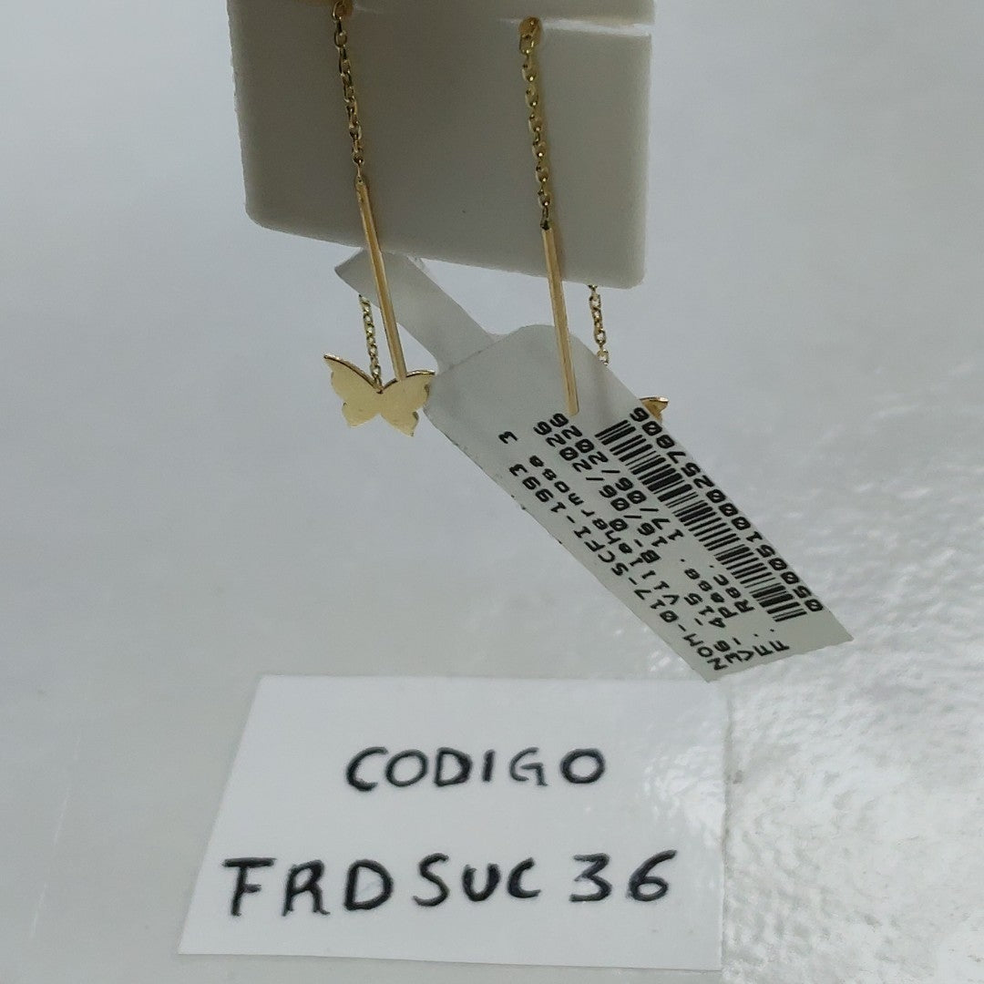 BROQUELES ORO 14K 0.7 (NUEVO)