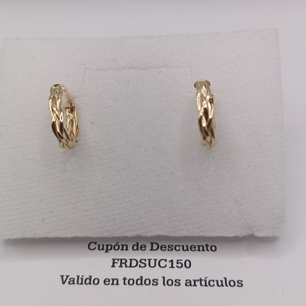 ARRACADAS ORO 14K 1.7 (NUEVO)