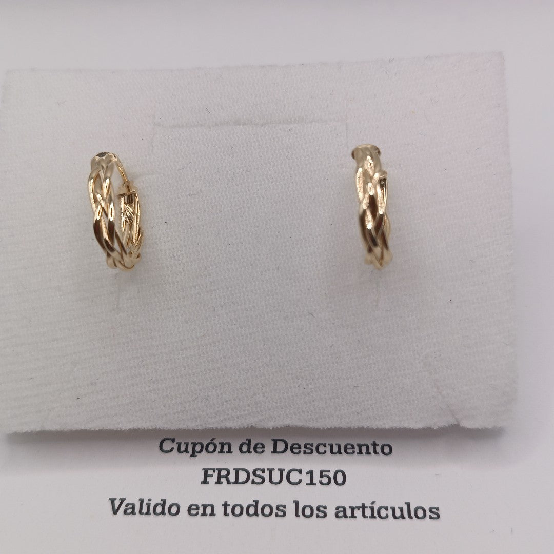 ARRACADAS ORO 14K 1.7 (NUEVO)