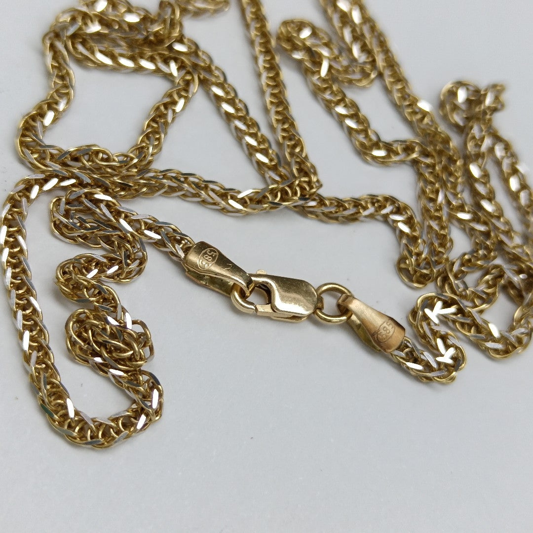 CADENA ORO,RODIADO 14 K 7,10 GRMS (SEMINUEVO)